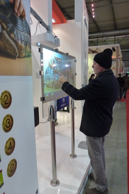 Erreci Sicurezza goes to MADE Expo 2015 with a multitouch showcase Erreci Sicurezza goes to MADE Expo 2015 with a multitouch showcase